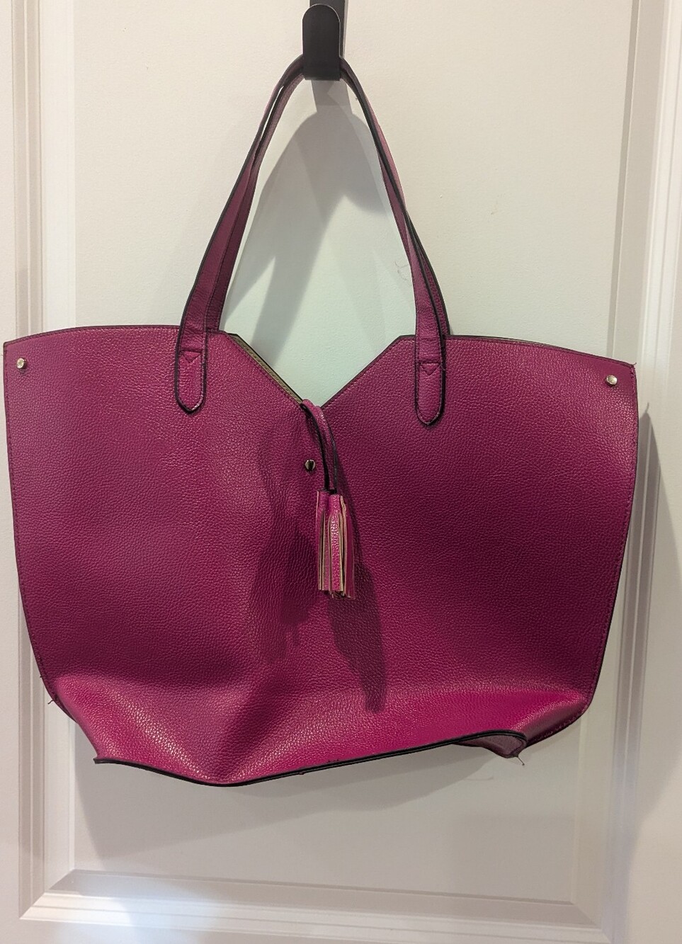 Neiman Marcus Vegan Leather Bucket Bag